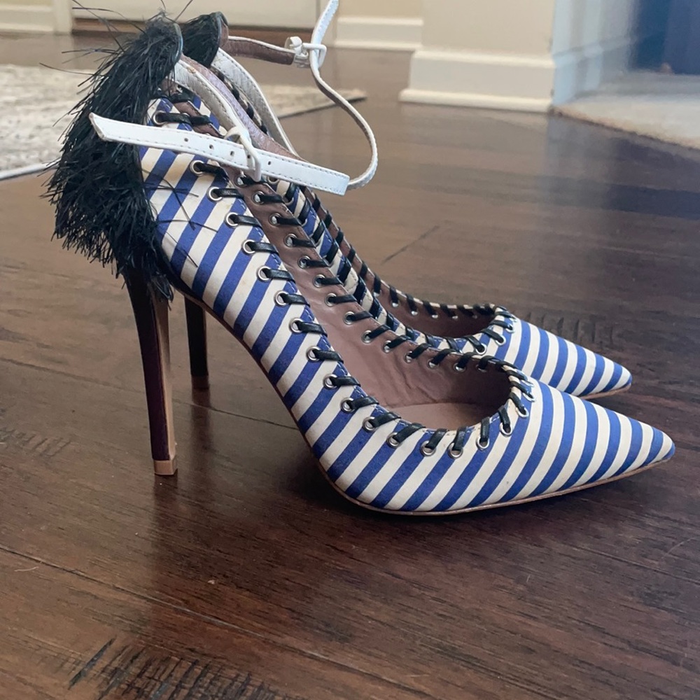 Aldo Striped Heels